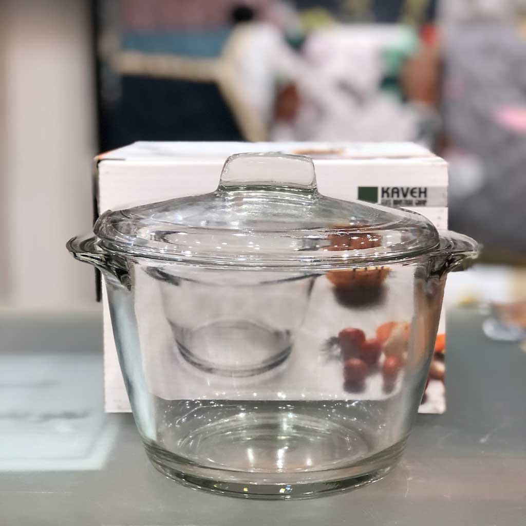 کاسه در دار بلور کاوه مدل لئو