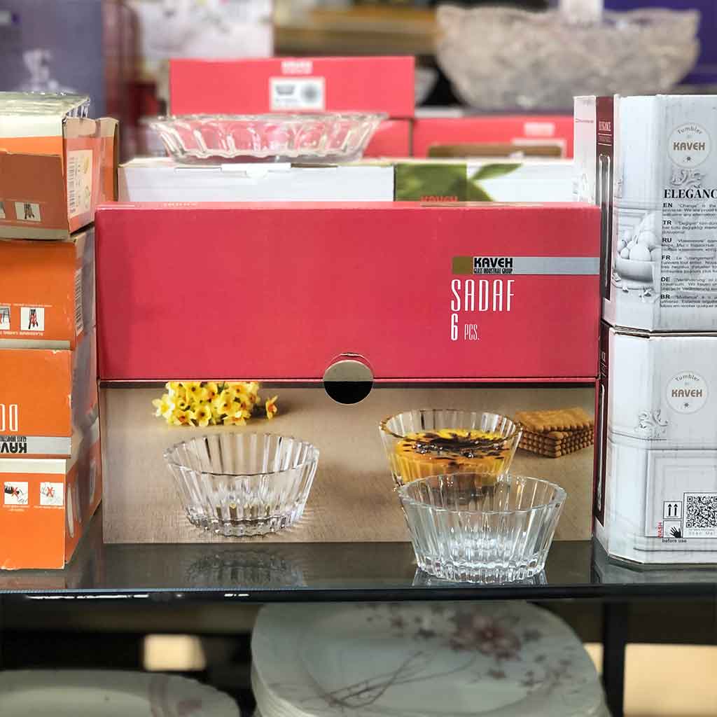 پیاله بلور کاوه مدل صدف