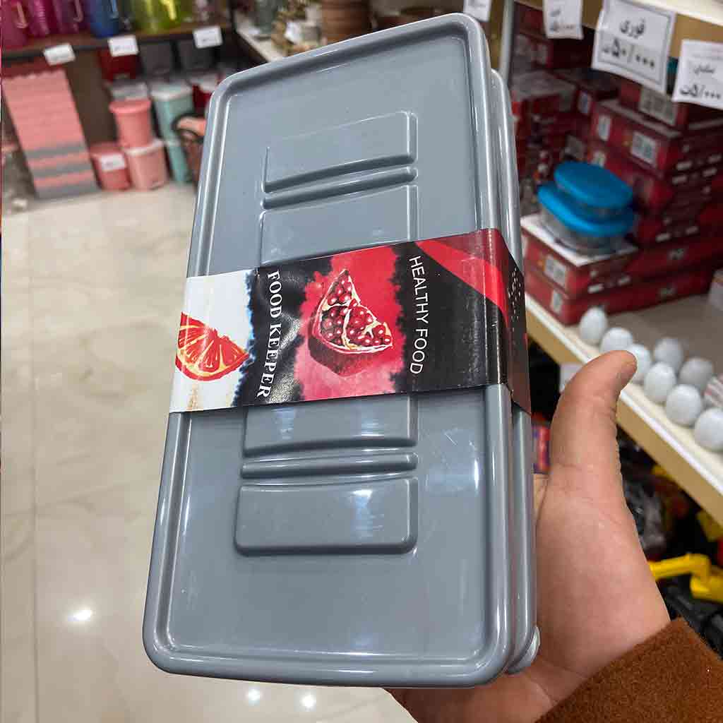 ظرف درب دار پلاستیکی مستطیلی