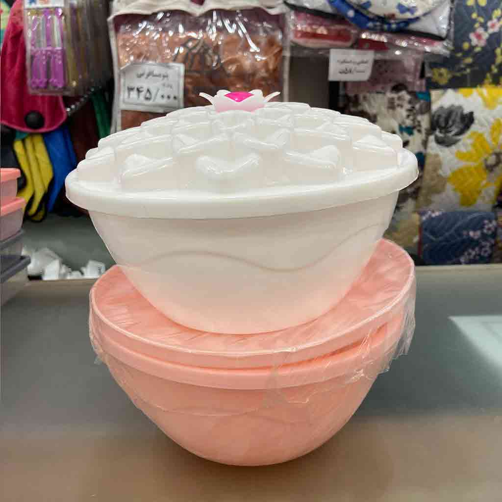 قابلمه پلاستیکی درب دار