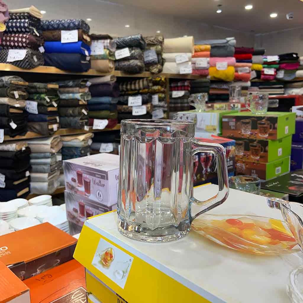 ماگ شیشه ای برجسته