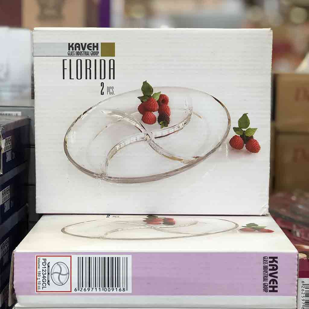 اردو خوری بلور کاوه فلوریدا 4 تکه