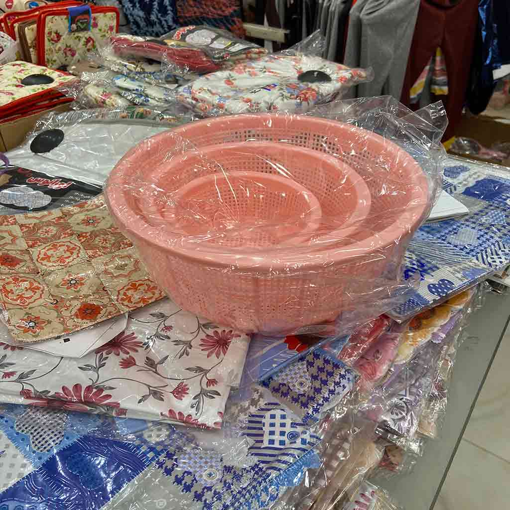 ست آبکش پلاستیکی سه سایز