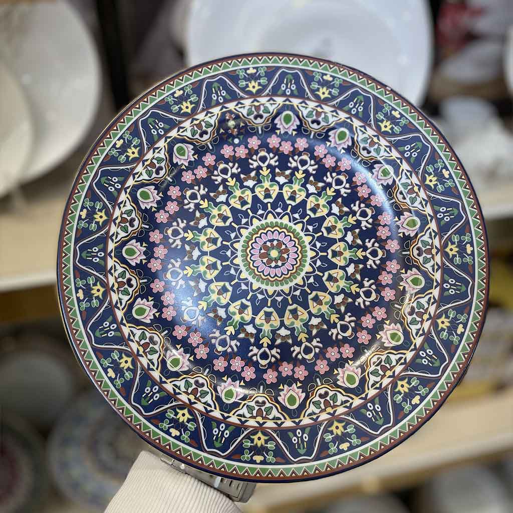 بشقاب دیوارکوب سفالی مدل سنتی