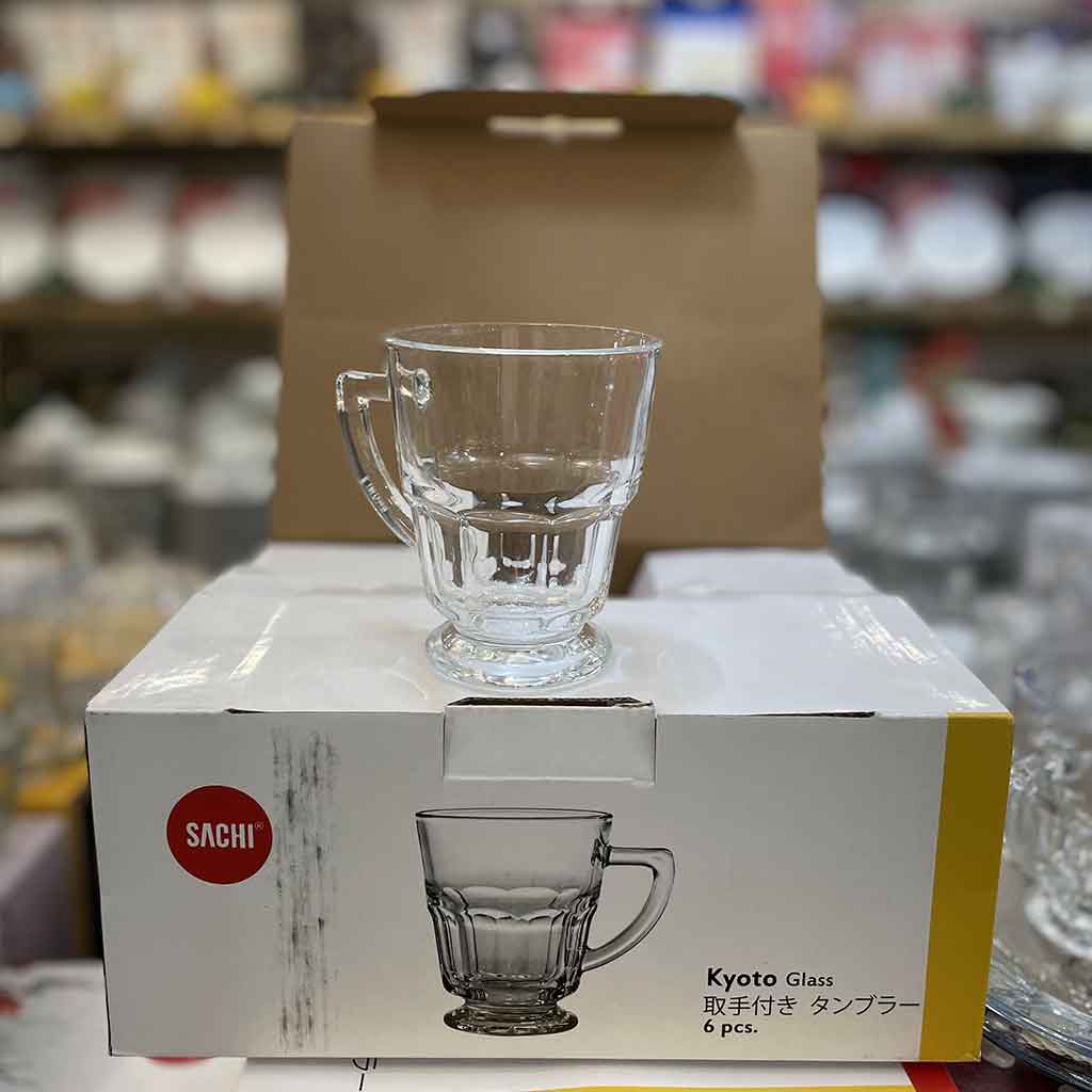 استکان دسته دار کیوتو گلس ساچی