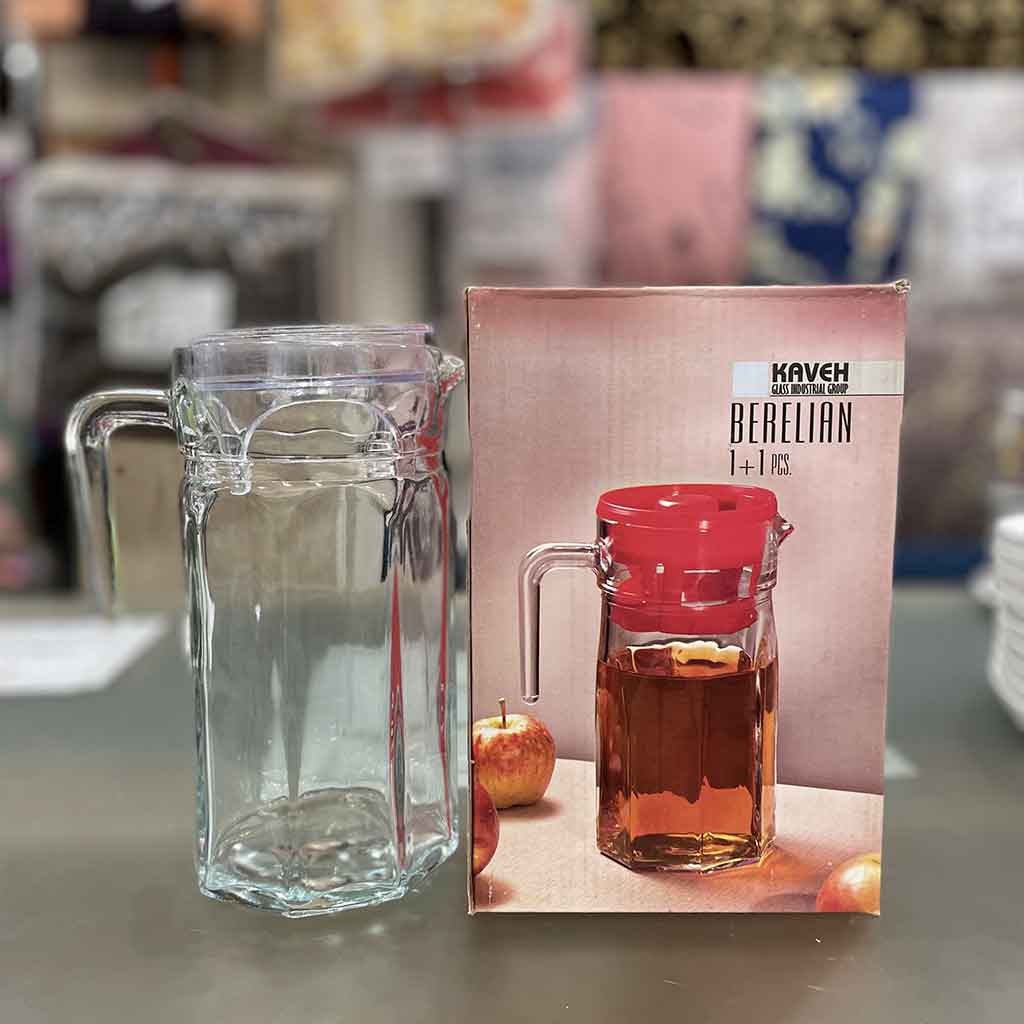 پارچ بلور کاوه مدل برلیان دربدار