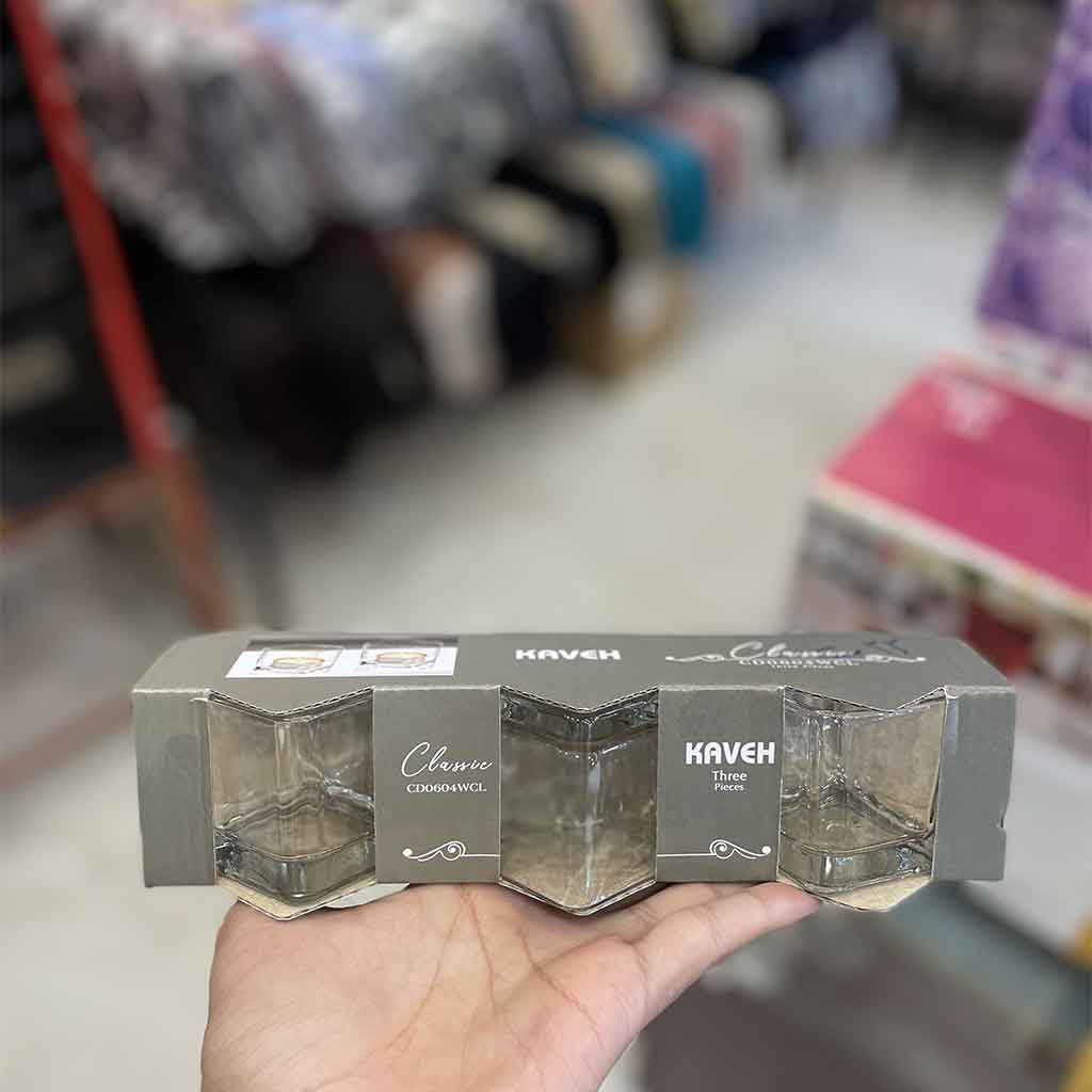 جاشمعی کاوه مدل کلاسیک مجموعه 3 عددی