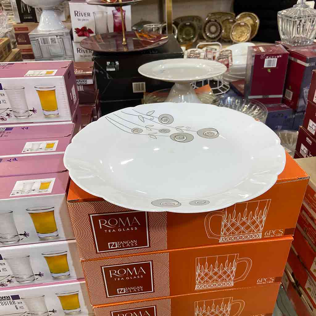 بشقاب برنج خوری چینی گرد آرکوپال