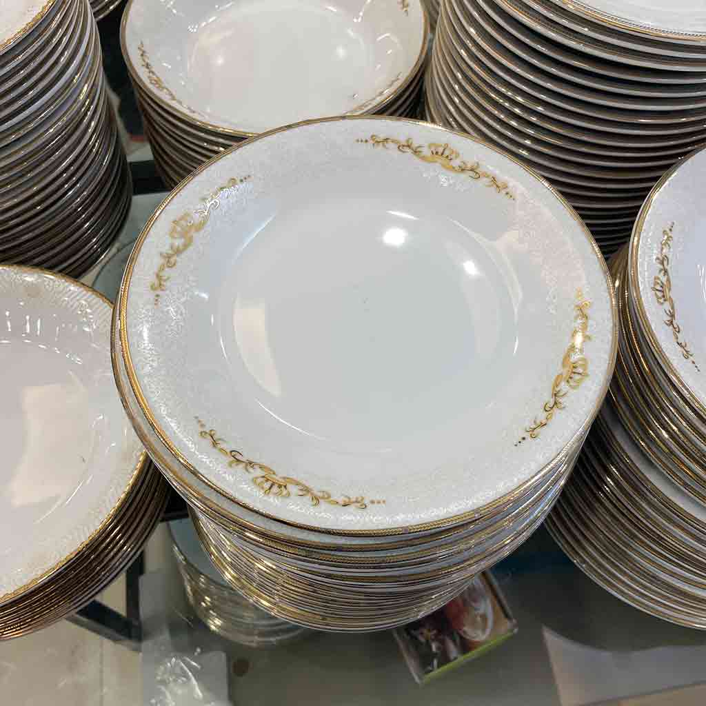 پیش دستی میوه خوری چینی توس بسته 6 عددی