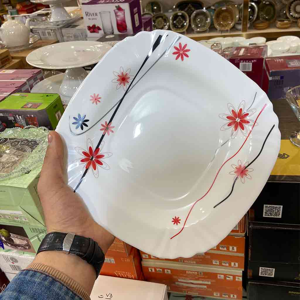 بشقاب مربع سیلویا