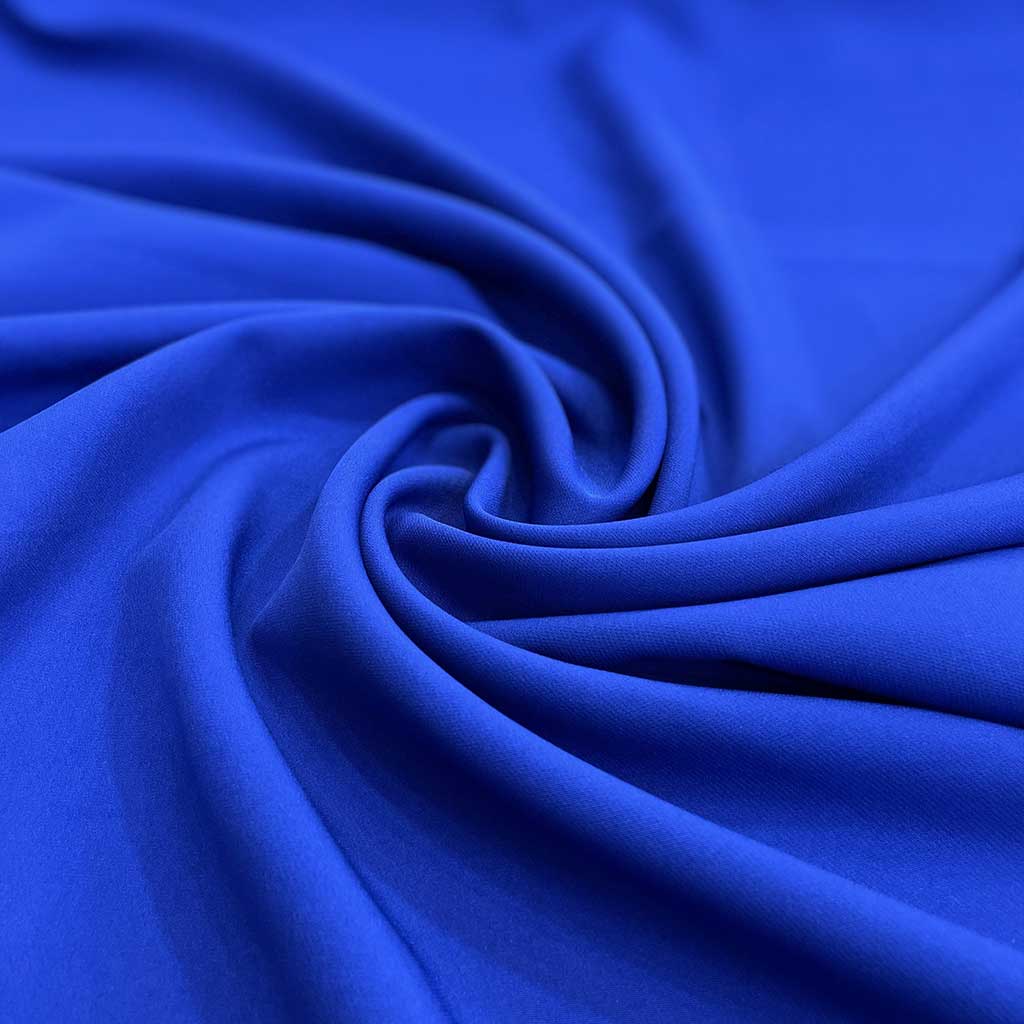 پارچه کرپ مازراتی رنگ آبی لاجوردی