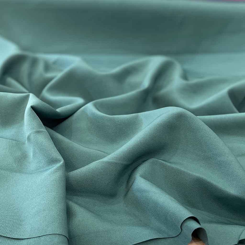 پارچه کرپ مازراتی رنگ سبز دودی