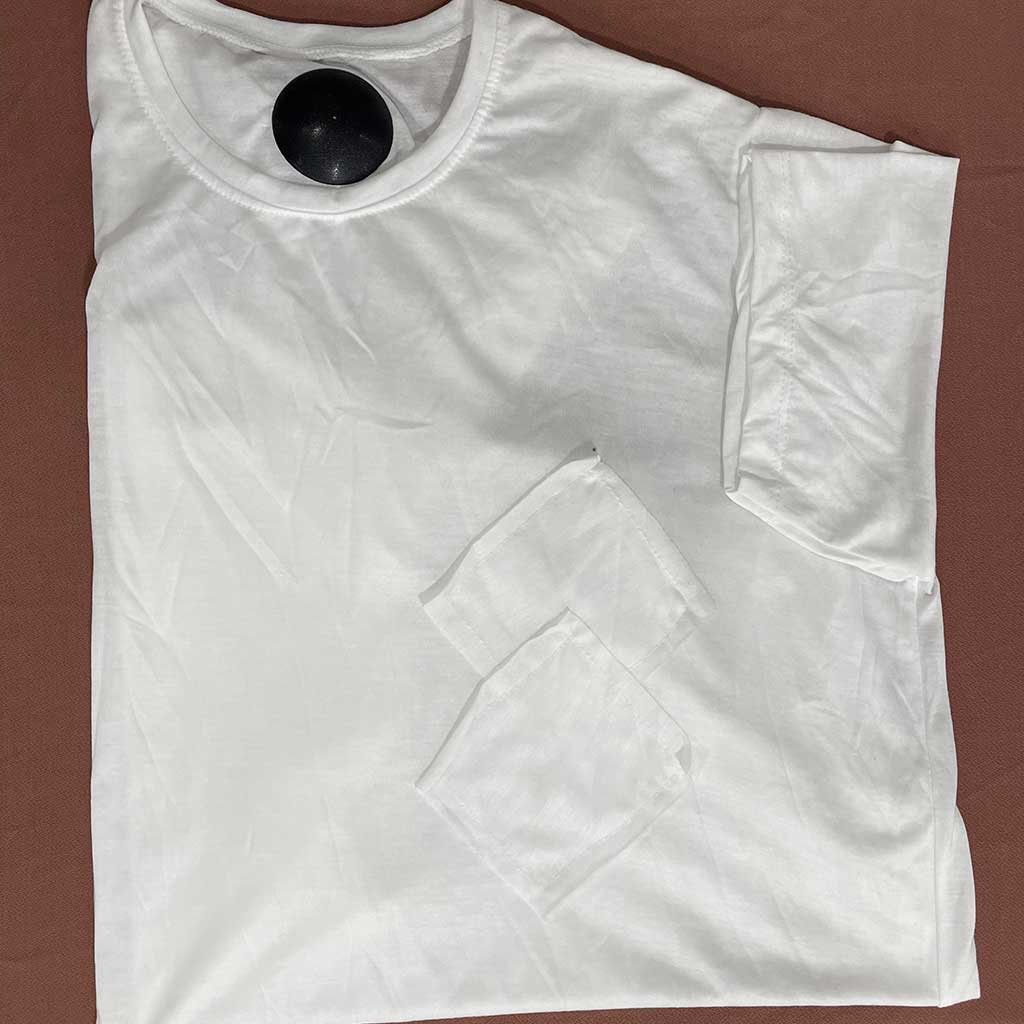 تیشرت اسپورت سفید ساده