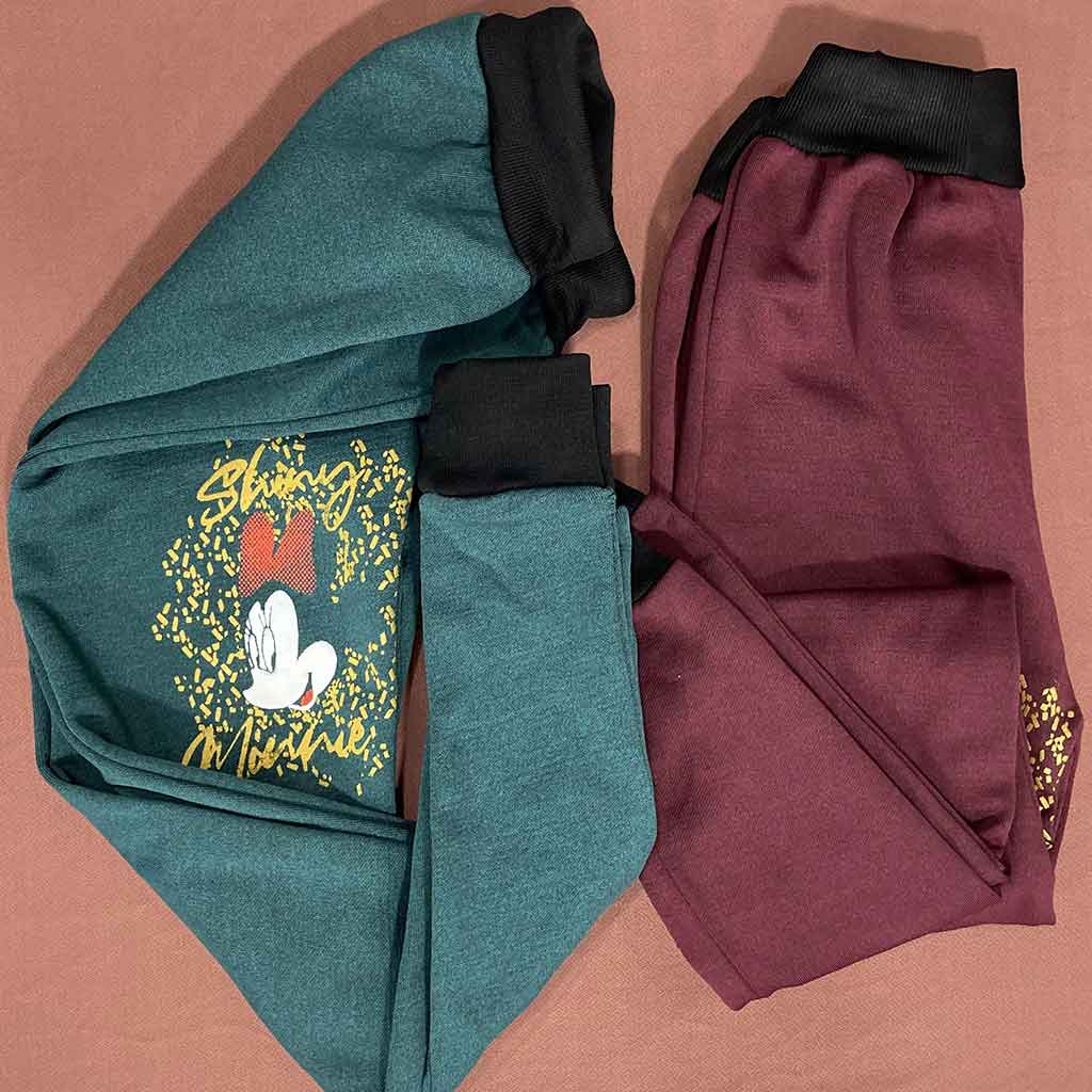 شلوار دخترانه طرح میکی موس