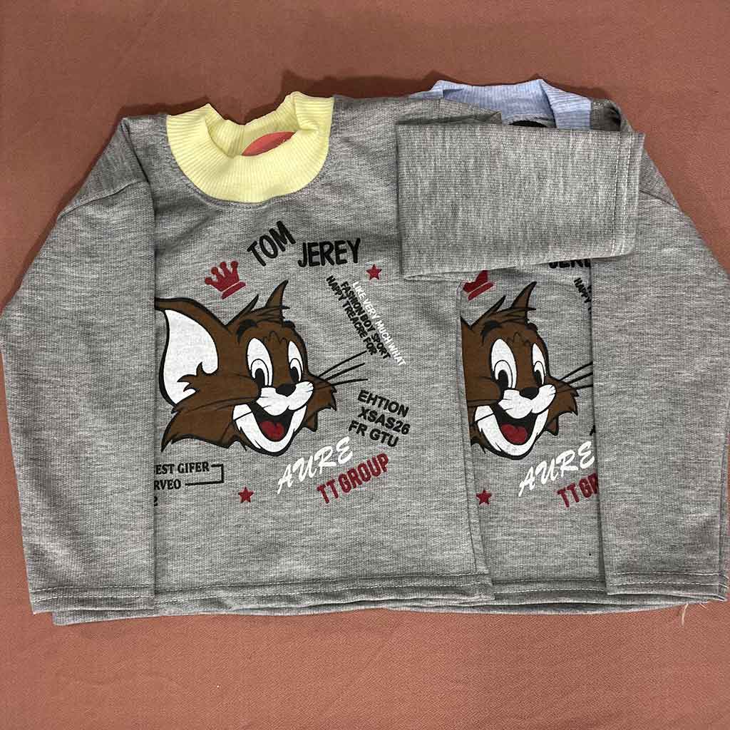 تیشرت آستین دار پسرانه طرح تام