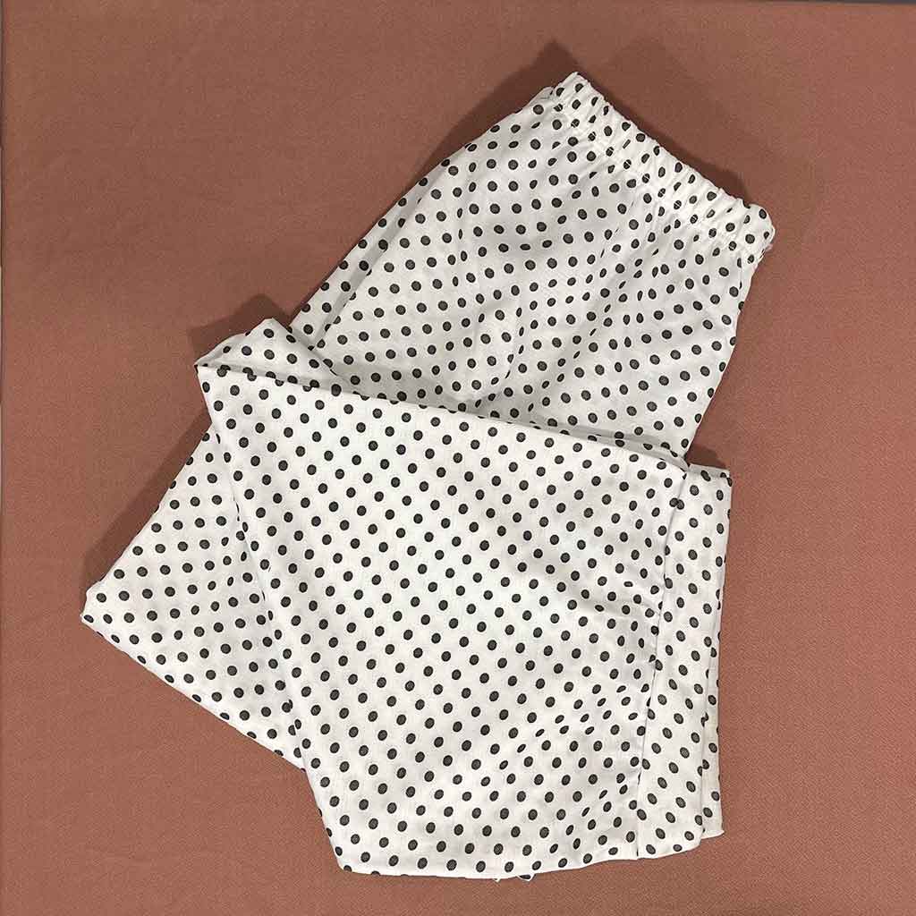 شلوار راحتی زنانه مدل خال خال