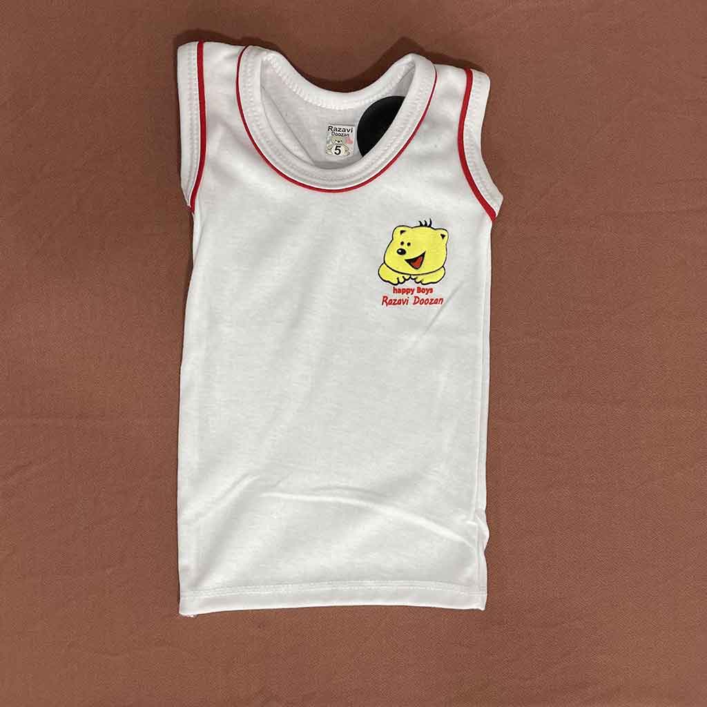 رکابی پسرونه طرح خرسی