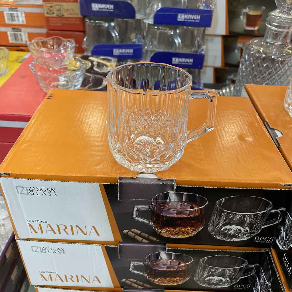 فنجان مارینا مدل لوکس برند زنگان بسته 6 عددی