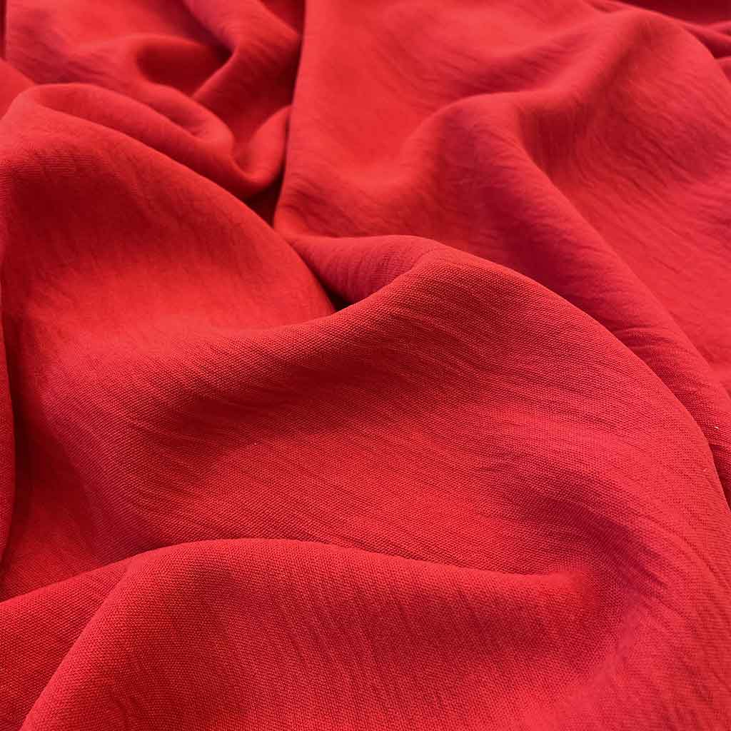 پارچه ابر و بادی ساده قرمز