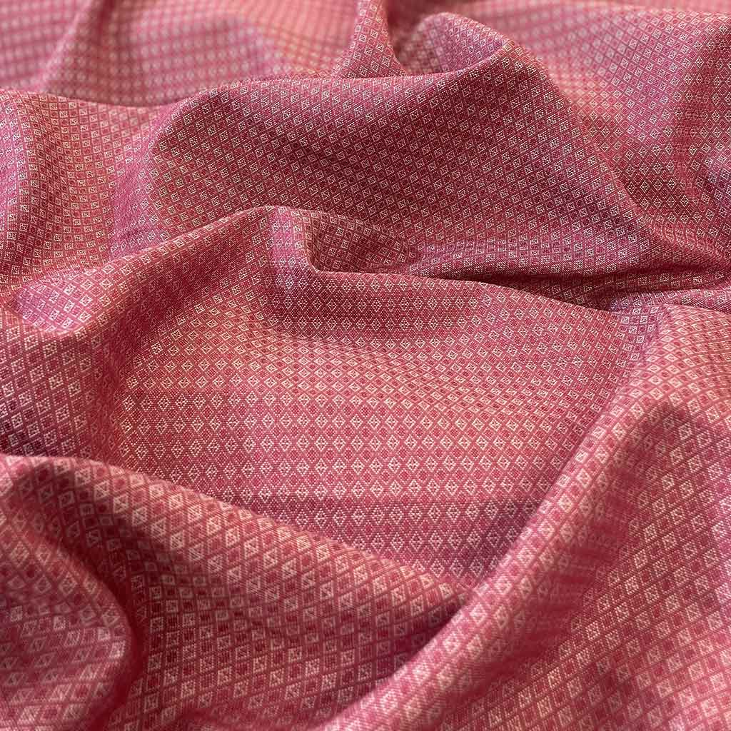 پارچه نخی ساده رنگی یاسی لوزی