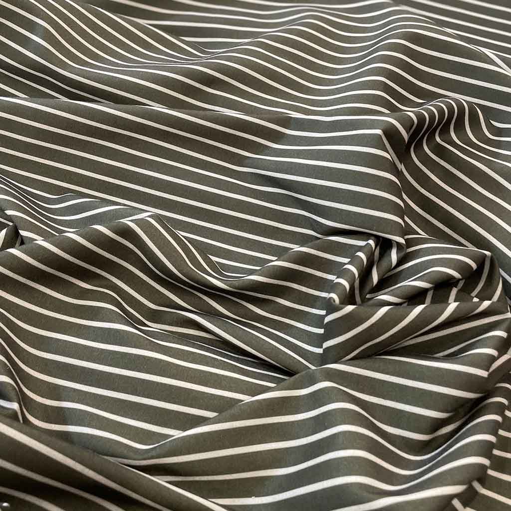 پارچه نخی طرح راه راه لجنی