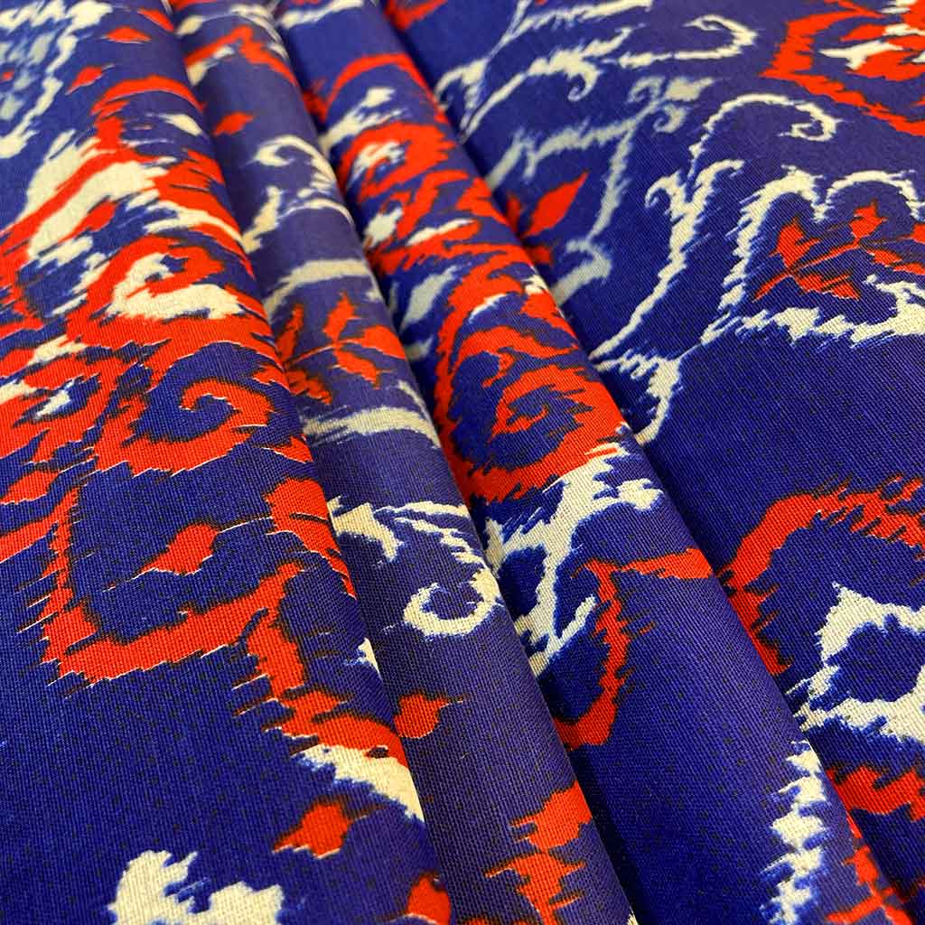 پارچه ملحفه ای طرحدار سورمه ای