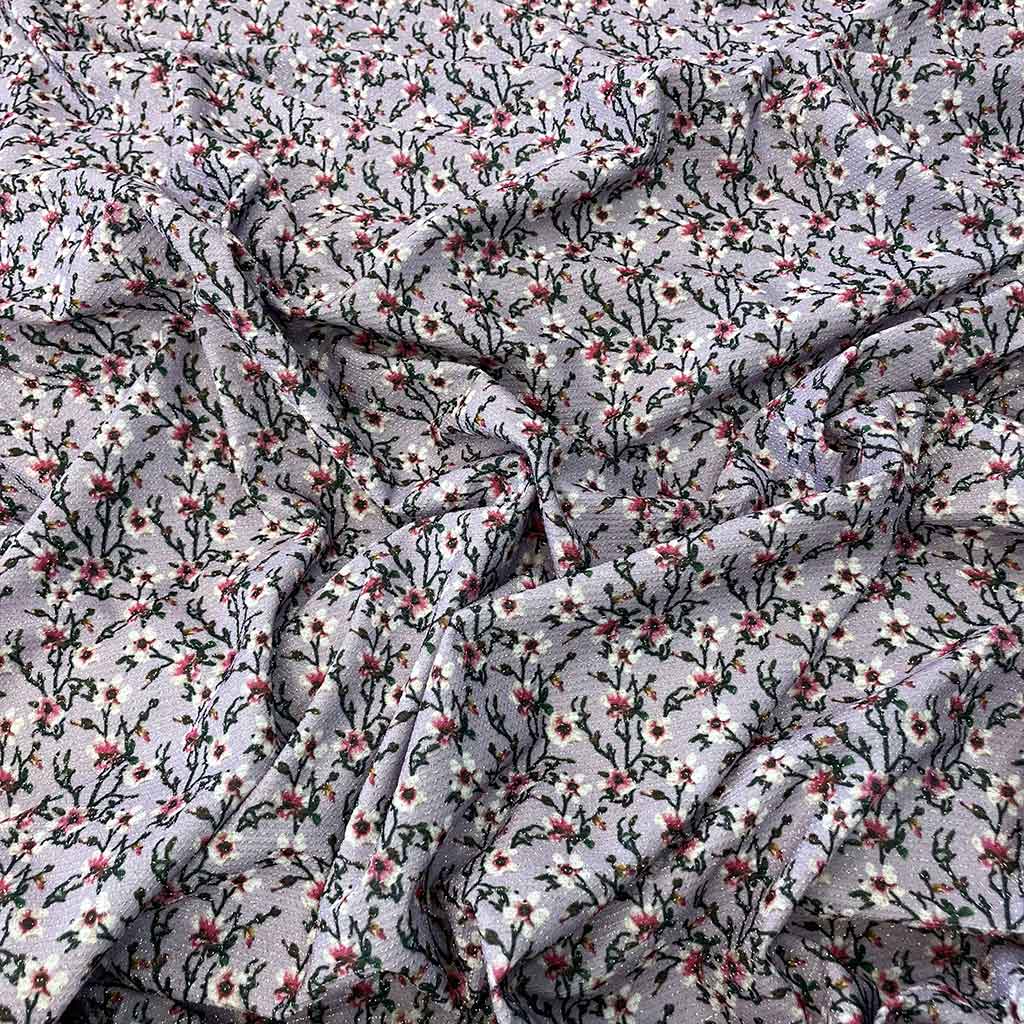 پارچه لمه طرحدار مدل شکوفه