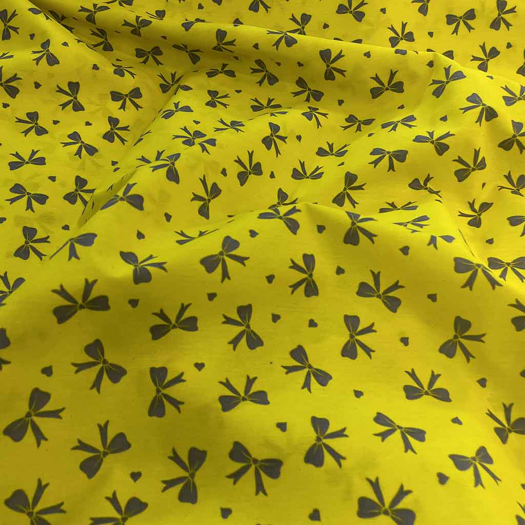 پارچه ملحفه ای طرحدار پاپیون