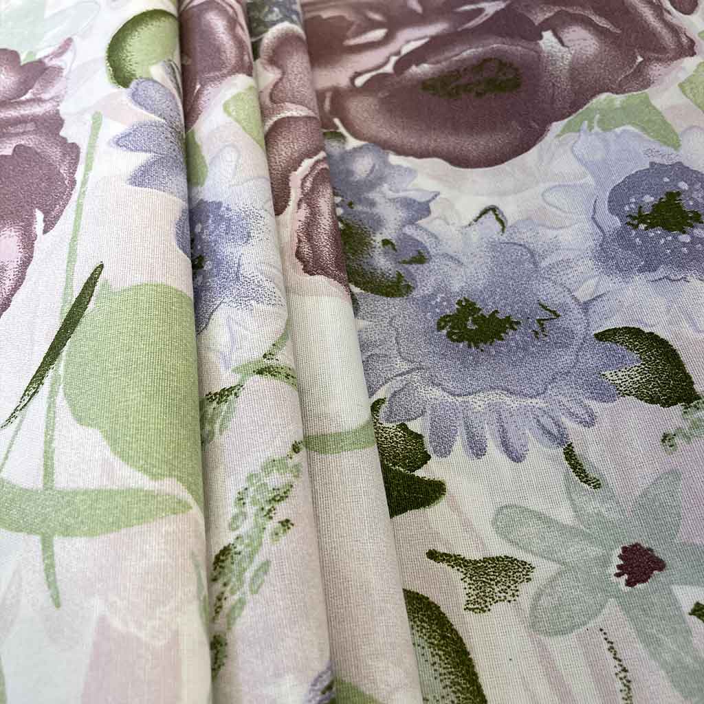 پارچه ملحفه ای گل درشت