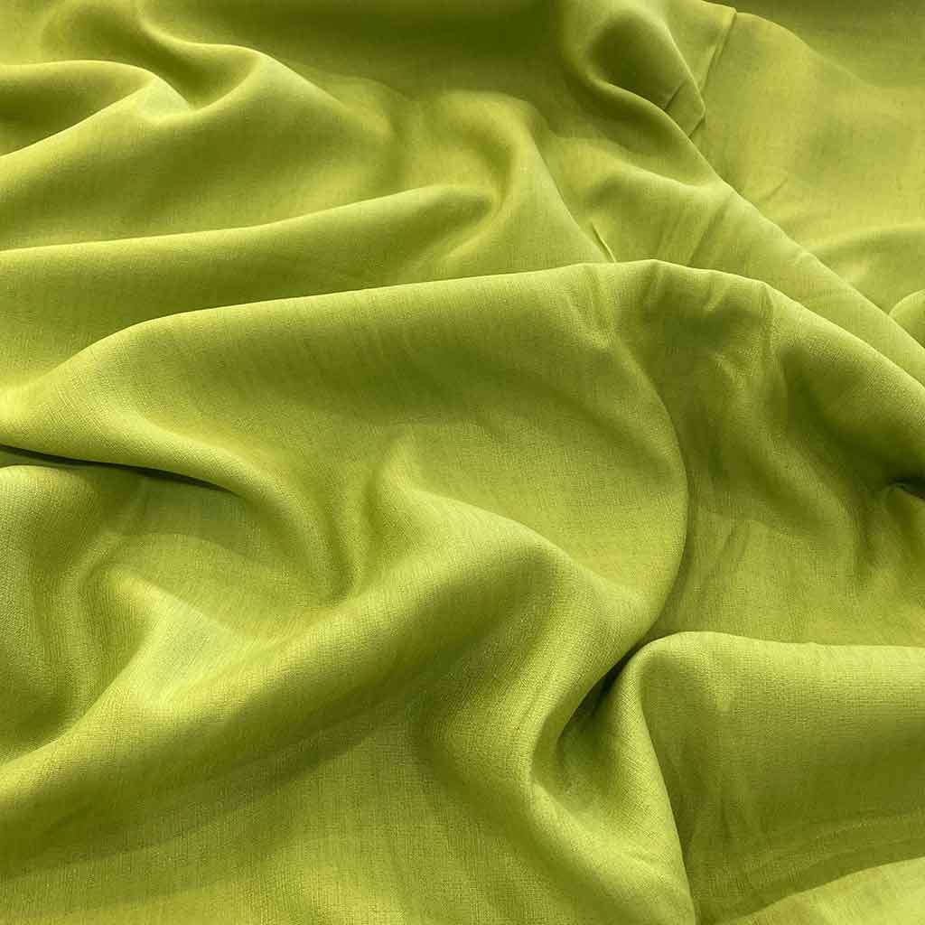 پارچه نخی ساده سبز