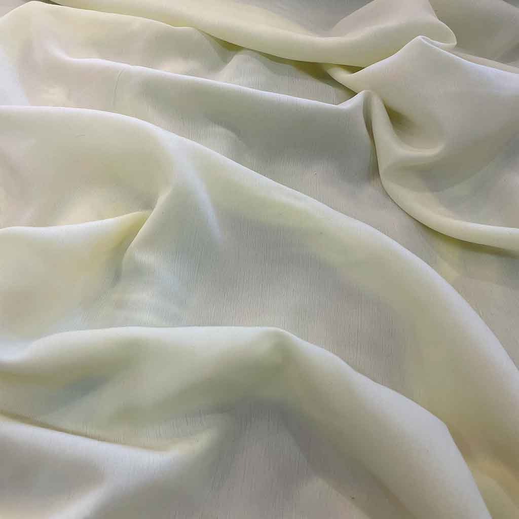 پارچه نخی ساده لیمویی