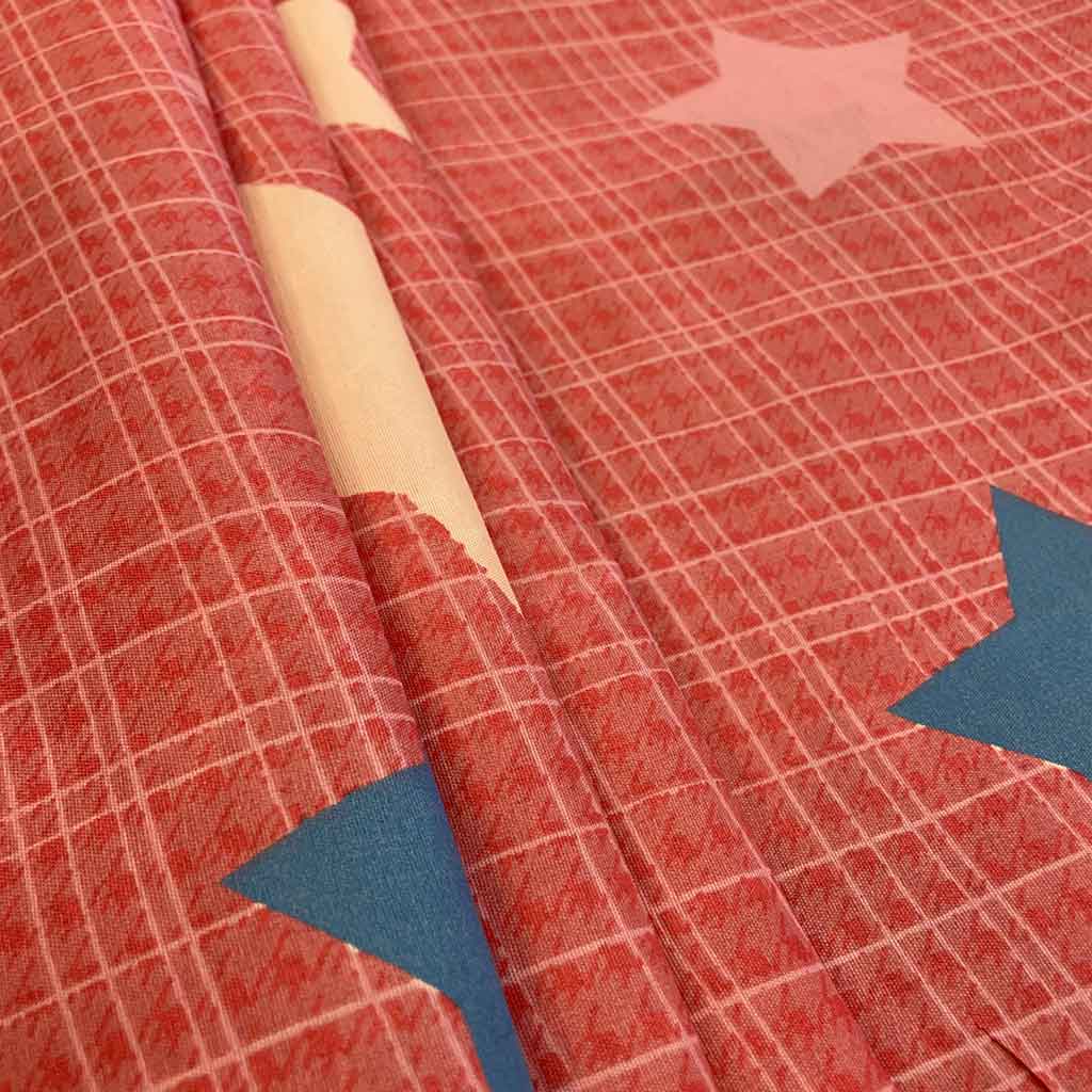 پارچه ملحفه ای طرحدار ستاره