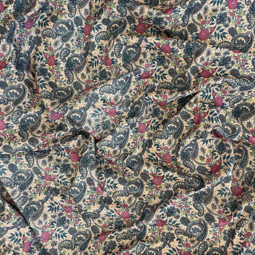 پارچه لمه طرحدار بته جقه