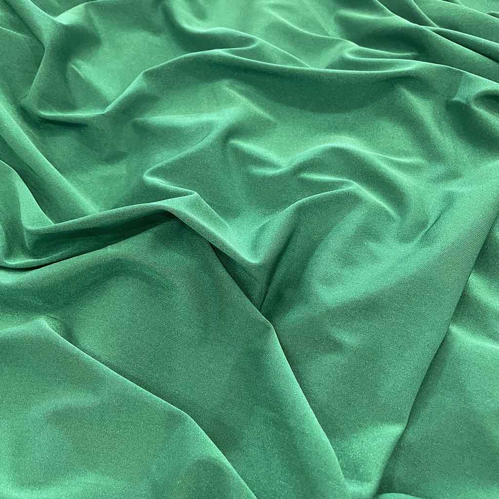 پارچه ریون سبز پر رنگ ساده