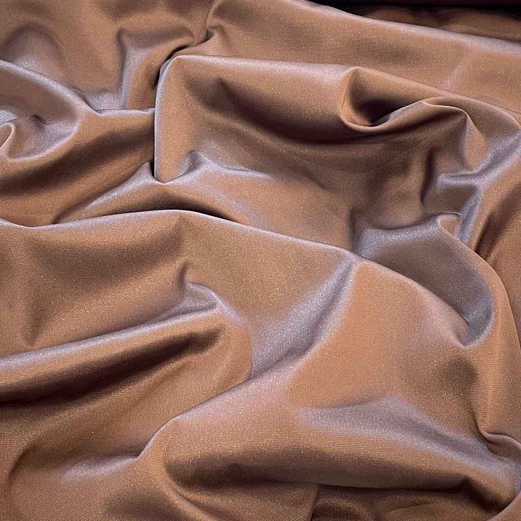 خرید پارچه ساتن رنگ قهوه ای