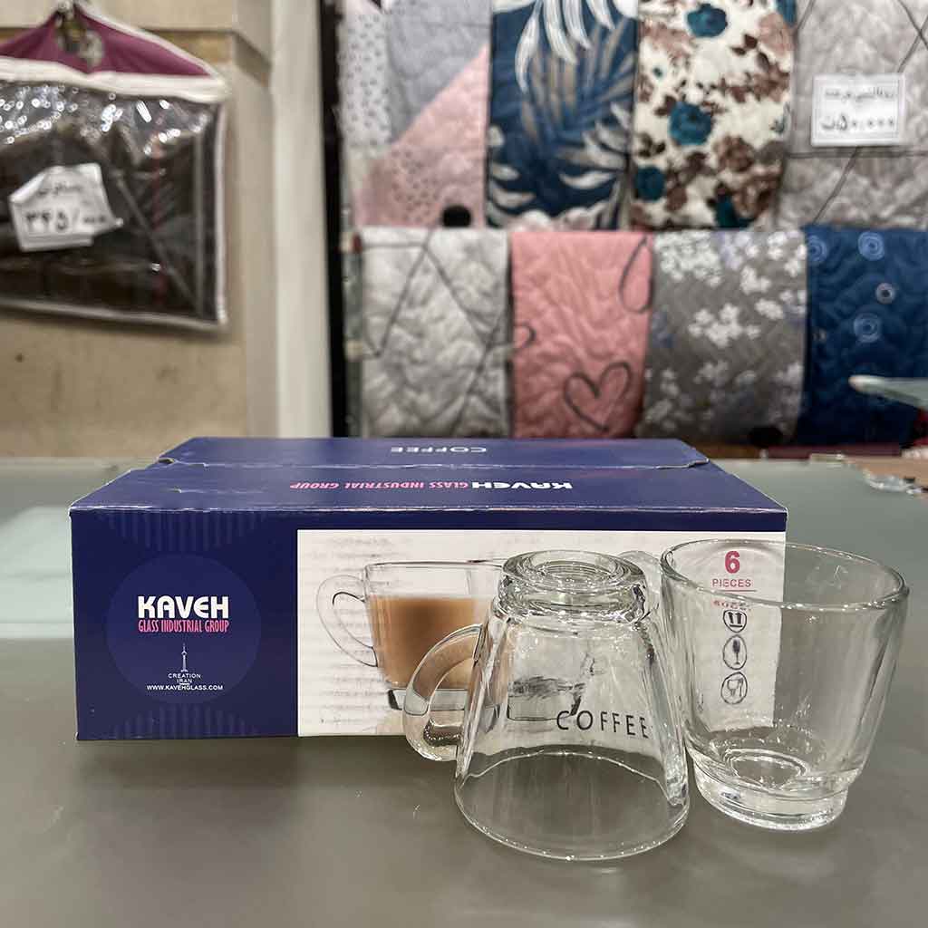 فنجان کاوه مدل CAFE بسته 6 عددی