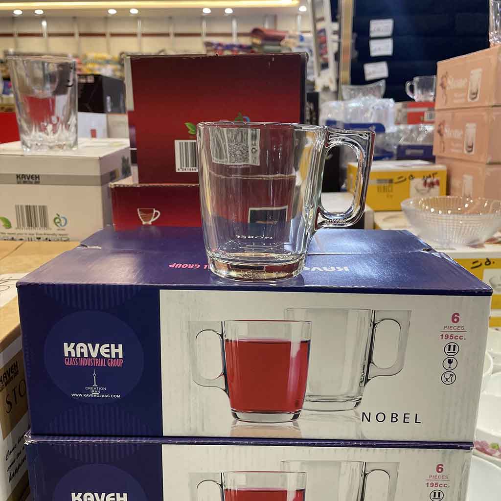 نیم لیوان بلور نوبل کاوه