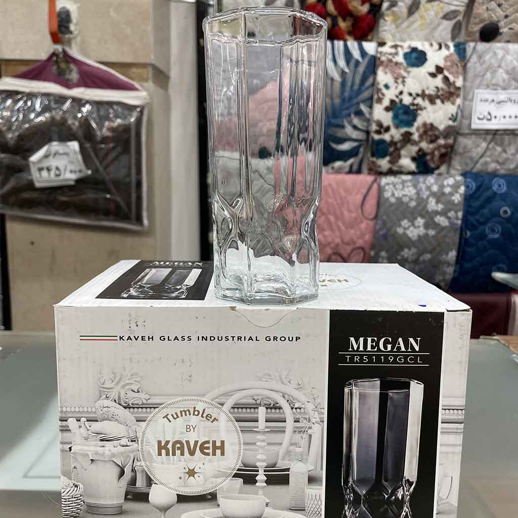 لیوان کاوه مدل مگان بسته 6 عددی