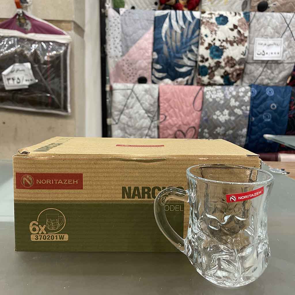 فنجان نوری تازه سری نارسیس بسته 6 عددی