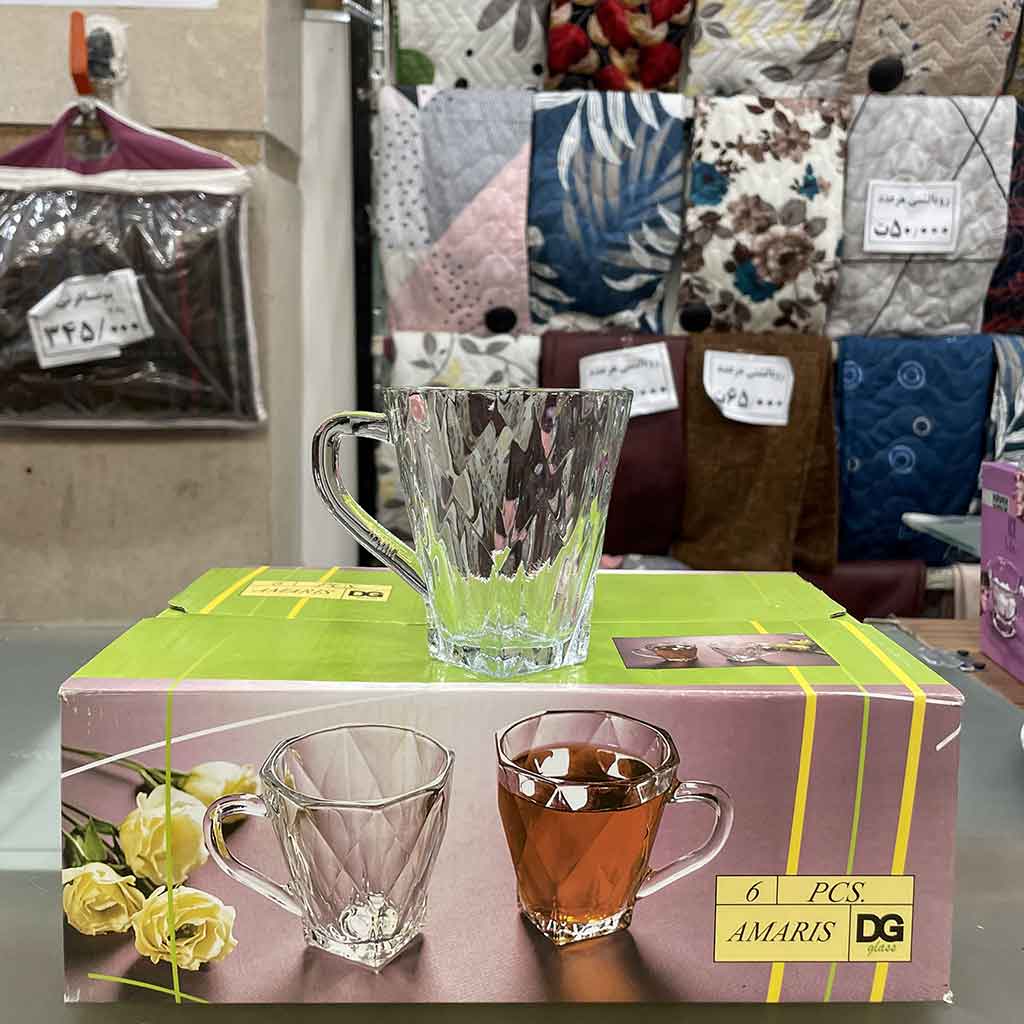 نیم لیوان مدل آماریس بسته 6 عددی
