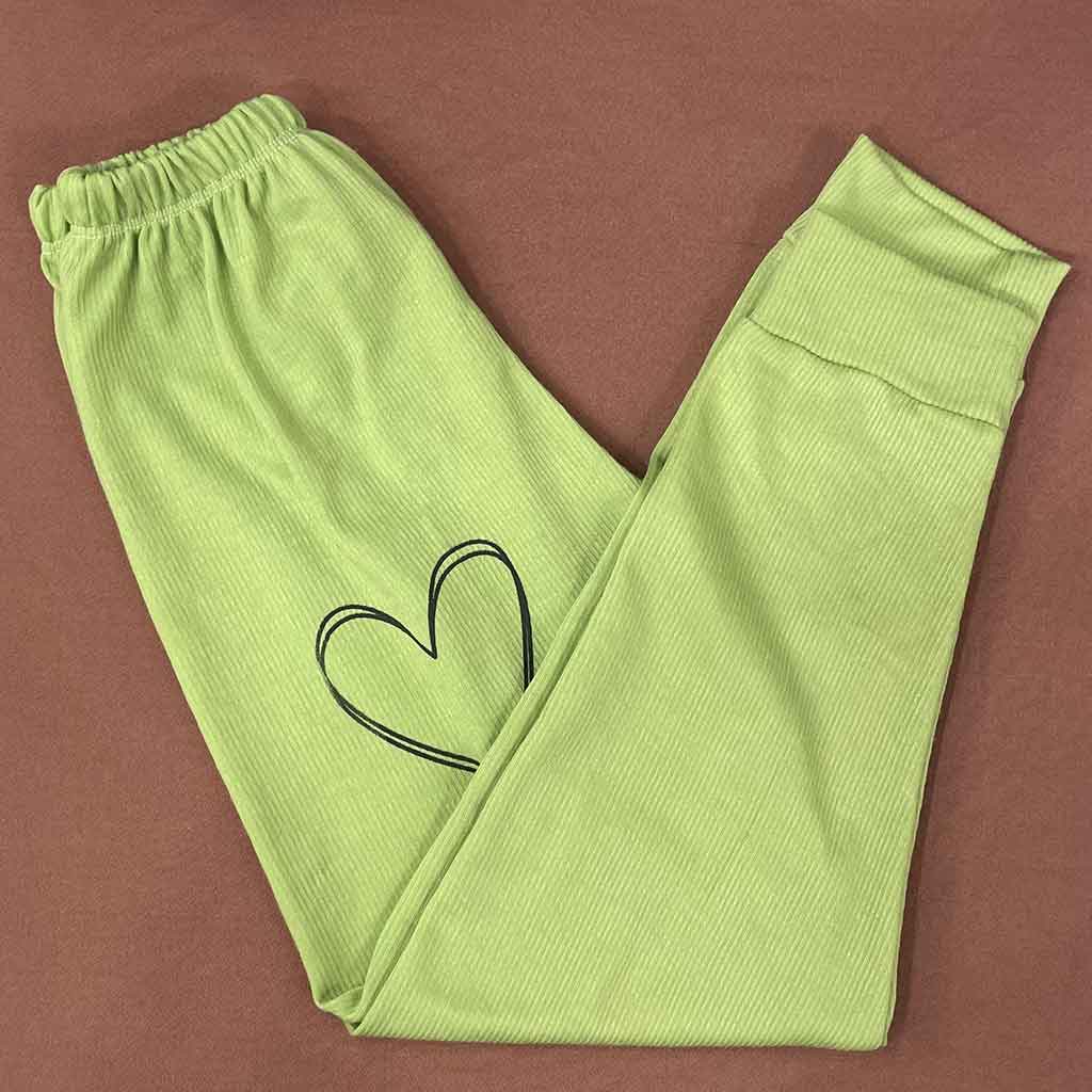 شلوار دخترانه طرح قلب