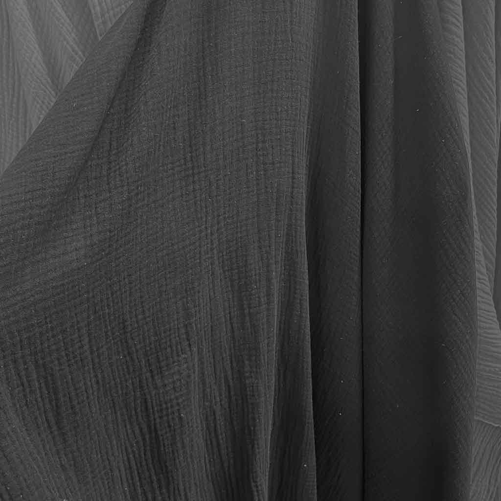 پارچه موسلین رنگ مشکی