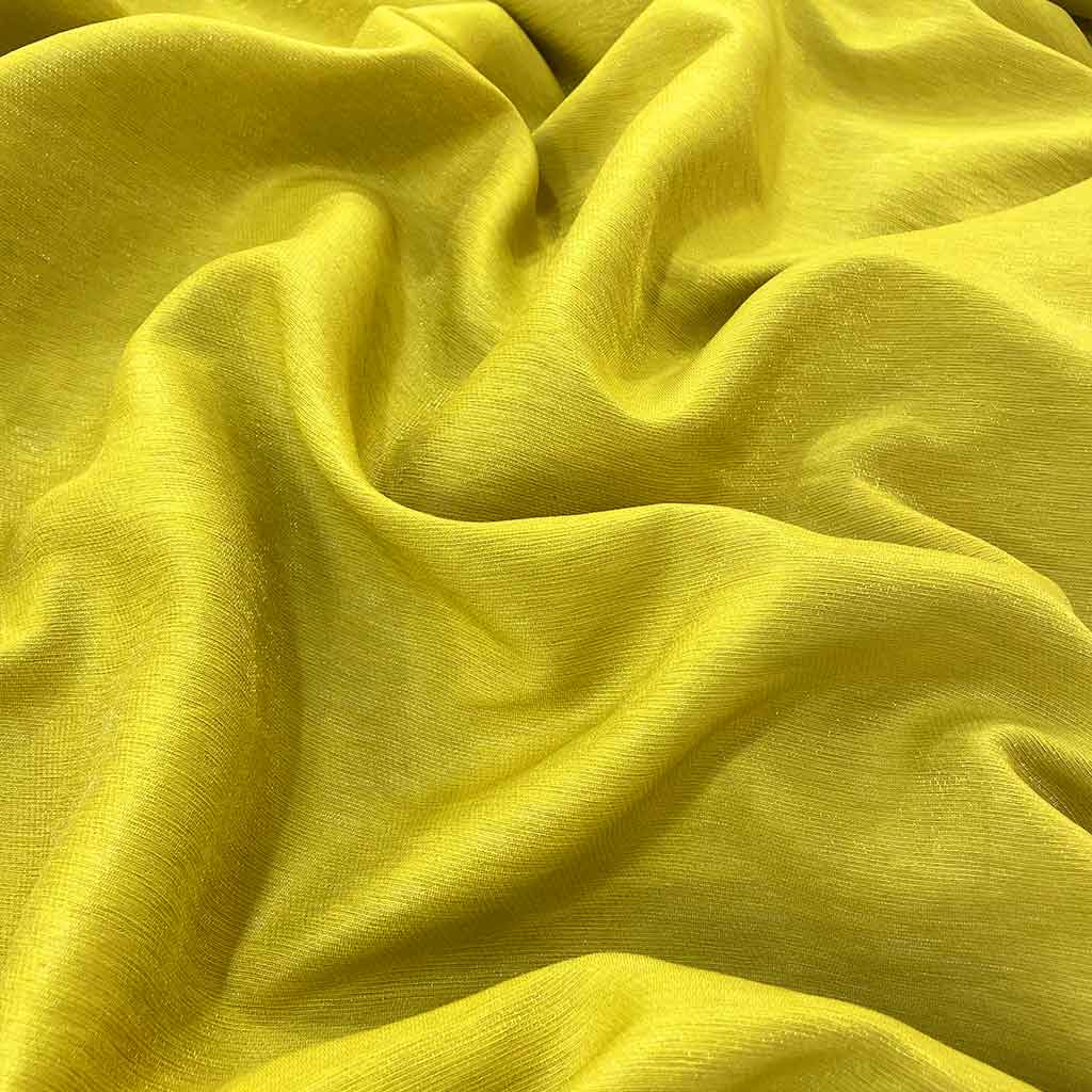 پارچه کتان کریستال زرد