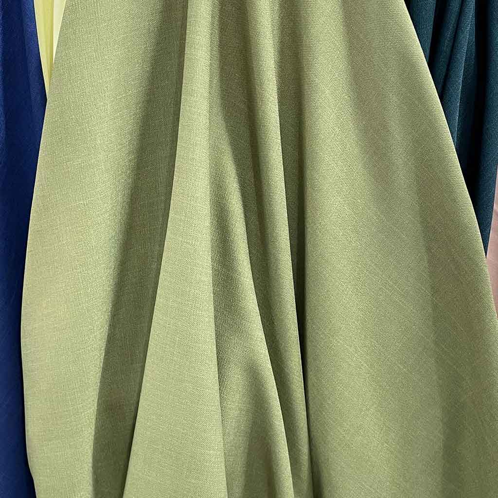 پارچه شانتون تایوان سبز سدری