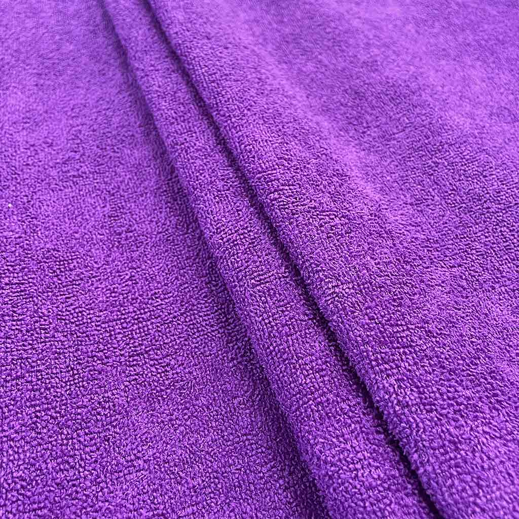 پارچه حوله ای بنفش