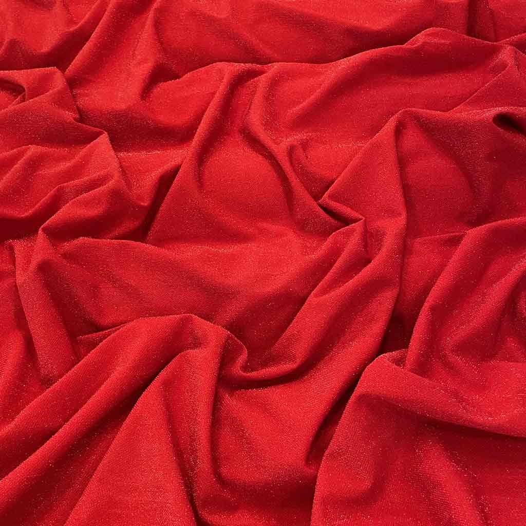 پارچه لمه ساده قرمز