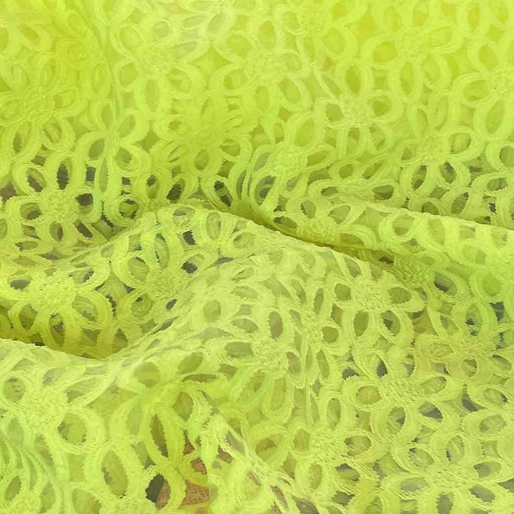 پارچه دانتل طرح گل فسفری