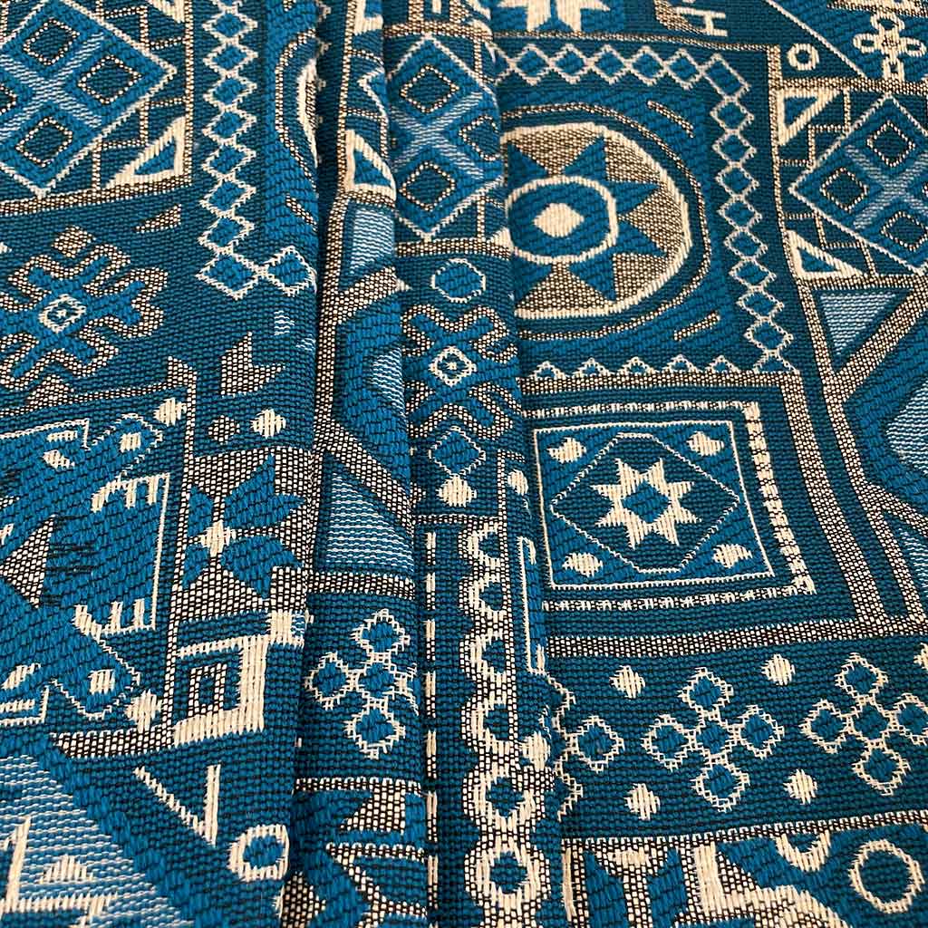 پارچه نپالی آبی روشن