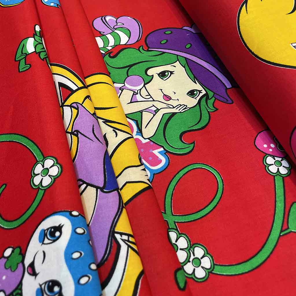 پارچه ملحفه ای بچگانه توت فرنگی