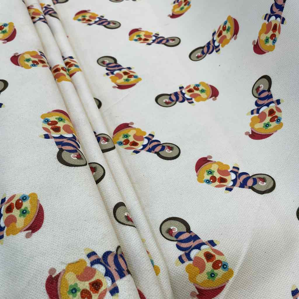 پارچه ملحفه ای بچگانه طرح دلقک